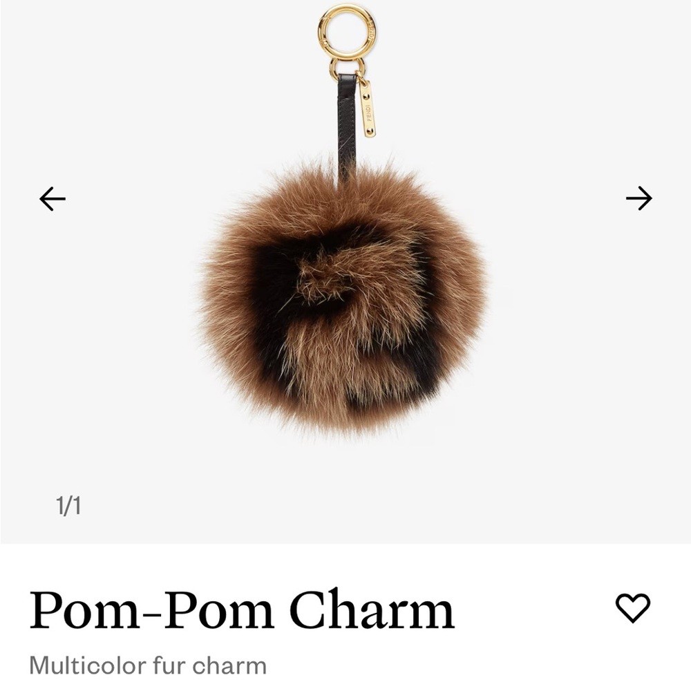 Fendi Pom Pom Bag Charm full Inclusion